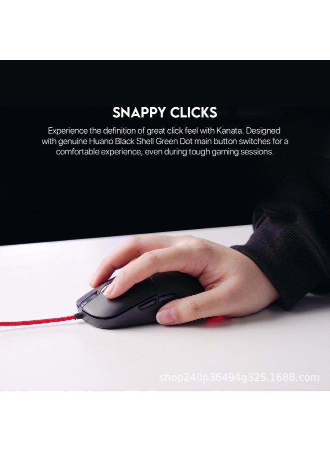 EBMINI New Frontier Esports Gaming Mechanical Silent Wired Mouse - Image 3