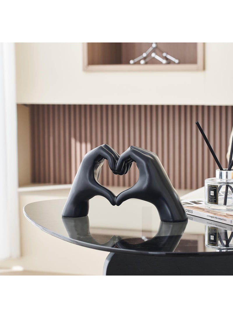 الأزرق جي دبليو ديكور المنزل الحديث التأكيد على لفتة ديكور الحب الاصبع التماثيل الحديثة ديكور المنزل الجرف الفن الحديث النحت غرفة المعيشة غرفة نوم طاولة القهوة - Image 1