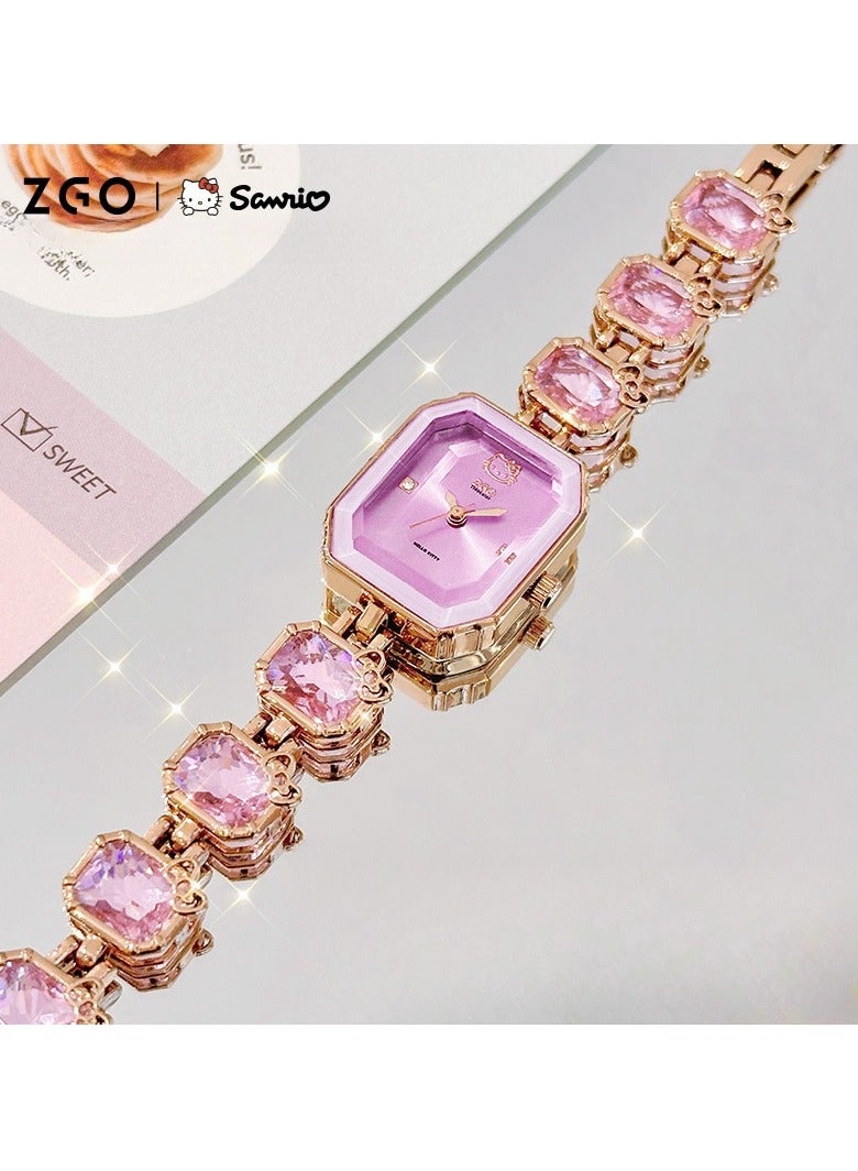 ZGO هدية بداية المدرسة للبنات ساعة كرتونية لطيفة للأطفال مقاومة للماء - Image 3