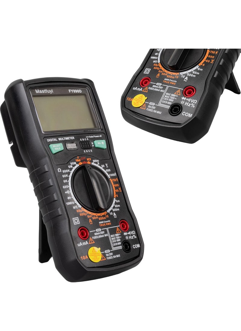 AYT Powermaster FY890D Digital Multimeter Measurement Instrument True Rms Ac Dc Current Resistance Meter Digital Measuring Device  - Image 1