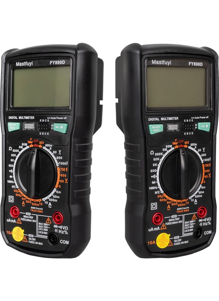 AYT Powermaster FY890D Digital Multimeter Measurement Instrument True Rms Ac Dc Current Resistance Meter Digital Measuring Device  - Image 2