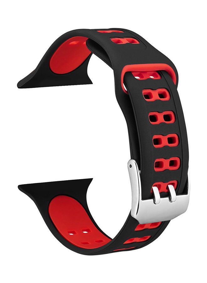 NIBEMINENT Replacement Band With Protective Case Cover For Apple Watch Series 3/2/1 Multicolour - Image 1