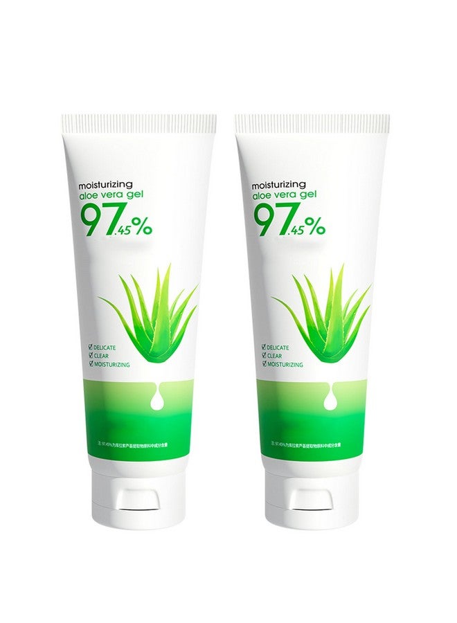 Grospe Organic Aloe Vera Gel Made Refreshing Travel Size Aloe Vera Gel For Face & Body Cooling Soothing Instant Relief For Skin & Sunburn Hydrating Aloe Gel - Image 1