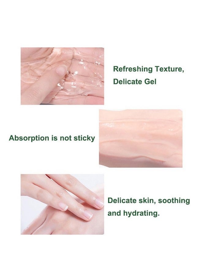 Grospe Organic Aloe Vera Gel Made Refreshing Travel Size Aloe Vera Gel For Face & Body Cooling Soothing Instant Relief For Skin & Sunburn Hydrating Aloe Gel - Image 5
