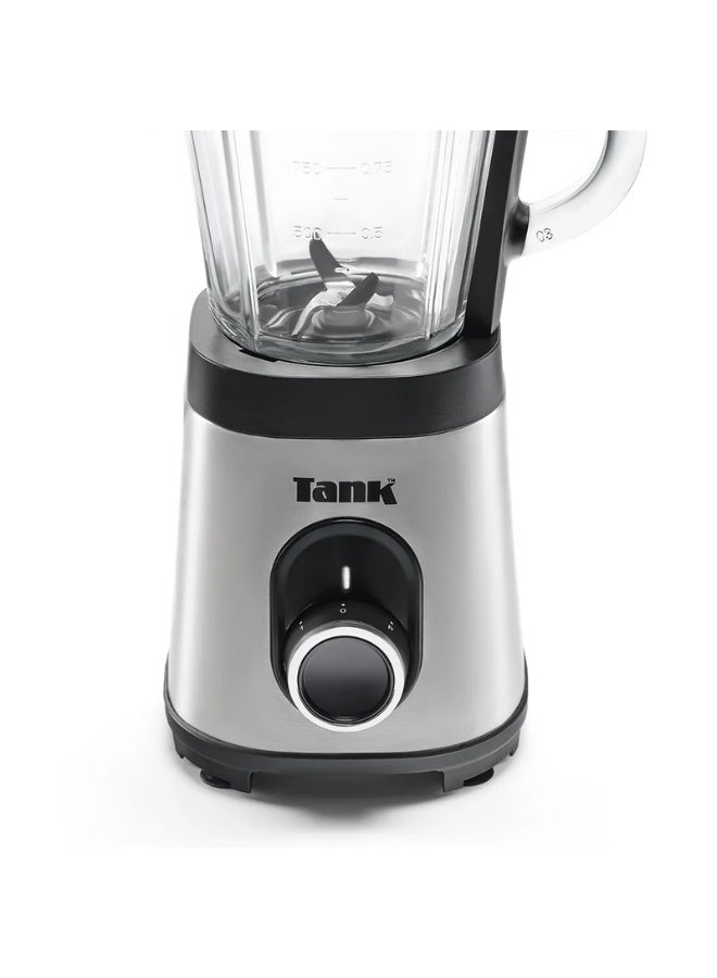 TANK Super Glass Blender 1.5L 800W YB-S62K  - Black*Silver - Image 2
