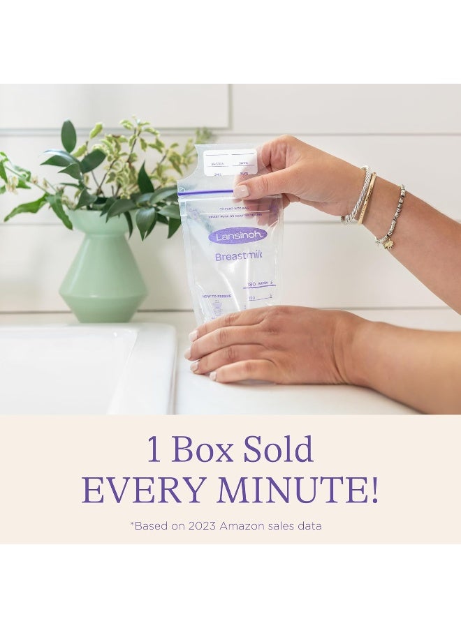 Lansinoh Breastmilk Storage Bags, 50 Count, 4 Ounce - Image 2