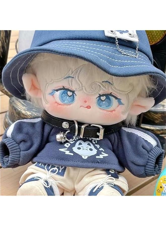 Plush Doll, 20cm Cute Cotton with Skeleton, Anime Soft Stuffed Dress Up Boy Doll with Clothes for Birthday Gift(MiJia-B)  - Image 2