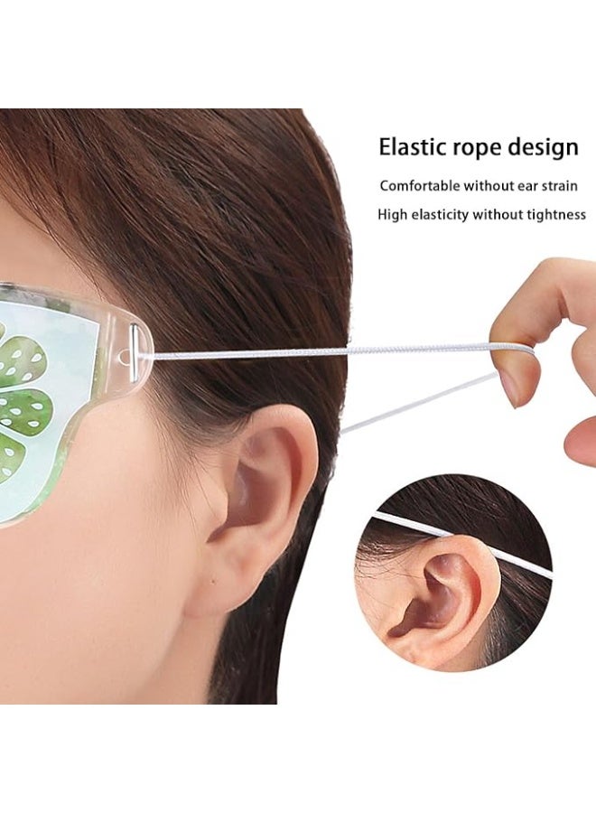 HUICHENDA Gel Eye Mask Relieves Eye Fatigue, Suitable for Puffy Eyes, Cold and Hot Double Application, Reusable, Lovely Fruit Ice Eye Mask Sleep Eye Mask, Soft and Non-Toxic (Four Pack) - Image 3