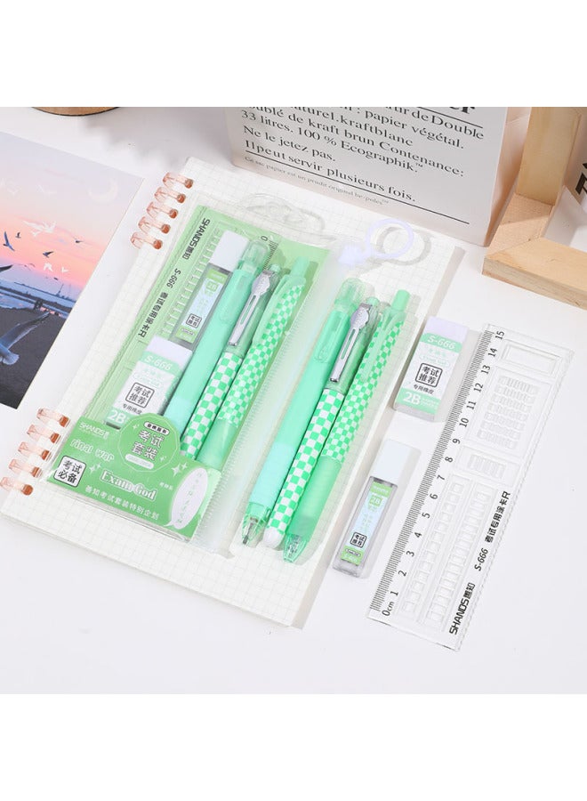 BX Gel Pen High Color Value Press Test Special 2b Card-coated Pencil Suit Black Girl Heart Pen For Students - Image 1