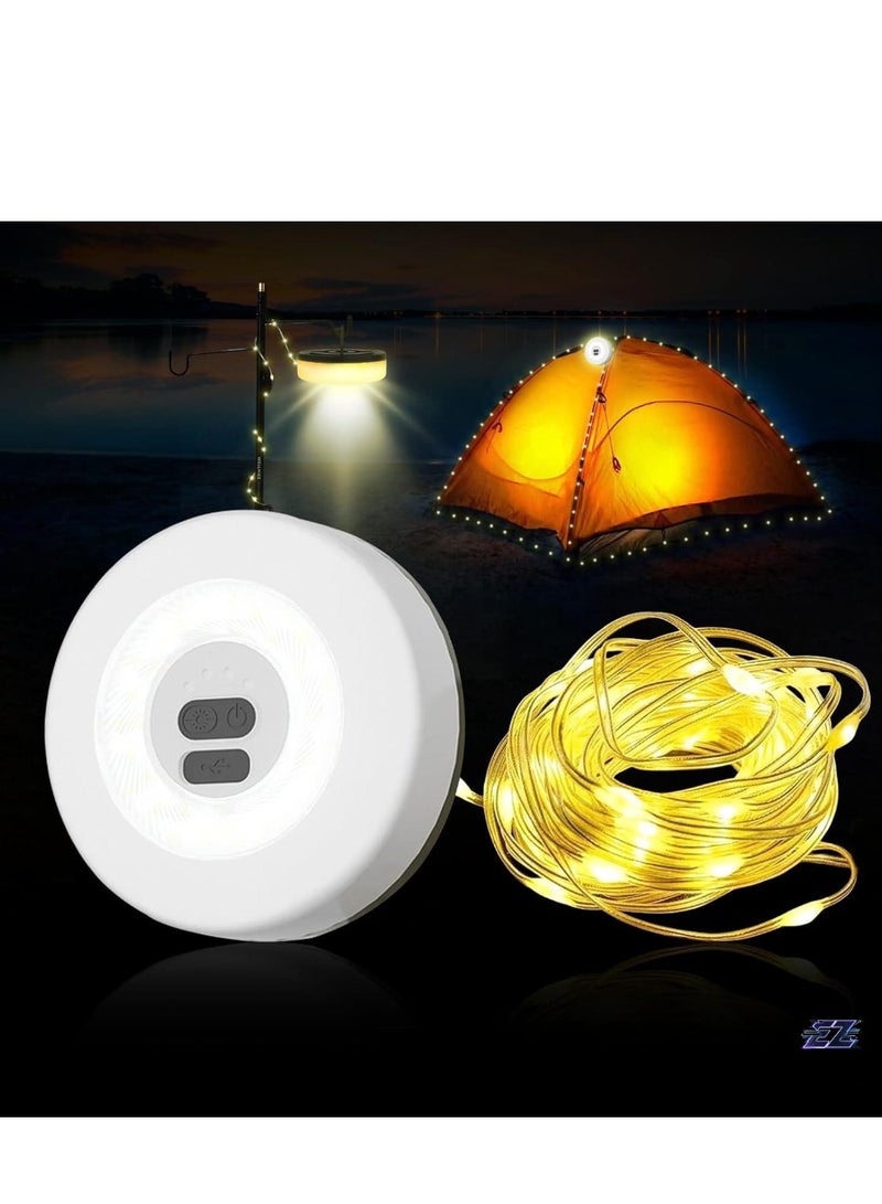 ELTRAZONE String Lights for Camping & Hiking – Waterproof LED Fairy Lights, Portable Battery-Powered, 10/20/30 Feet, Multi-Color Options, Perfect for Outdoor Adventures, Decorations, and Lighting - Image 1