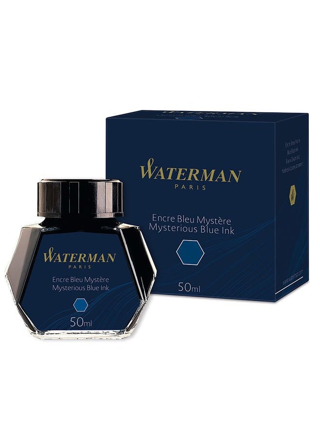 Waterman حبر معبأ للتعبئة - أزرق ميسيريوس (50 مل) - Image 1