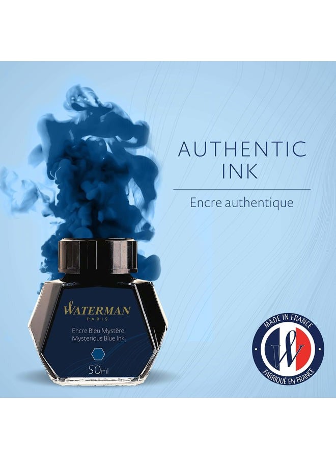 Waterman حبر معبأ للتعبئة - أزرق ميسيريوس (50 مل) - Image 2