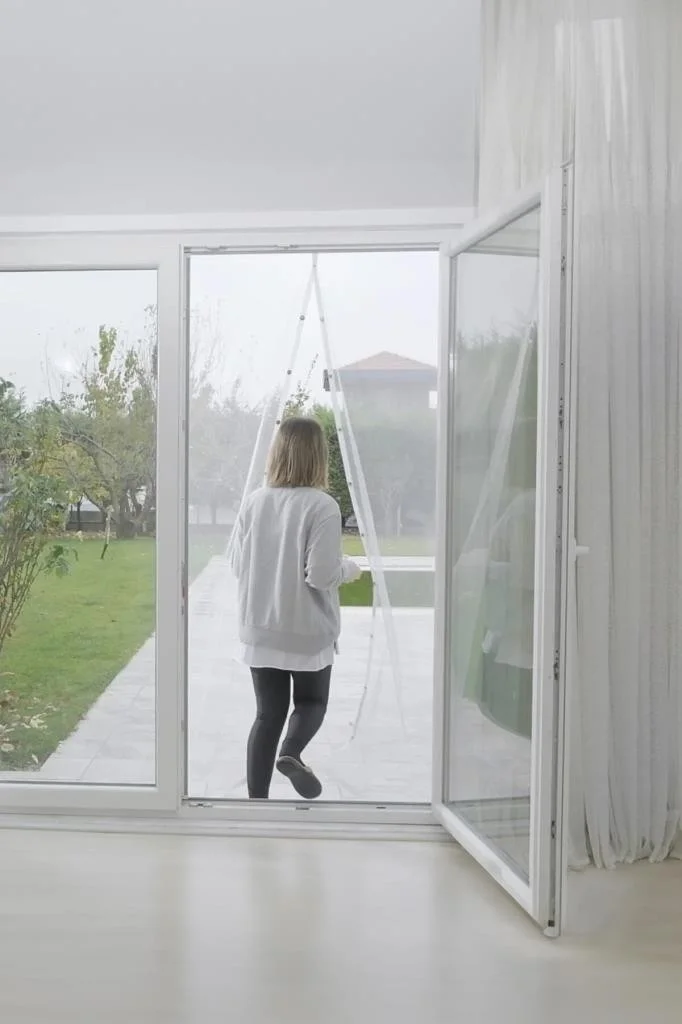 Magic Lady Forward Double Wing Velcro Fly Screen Door Set 2 Pcs. 65x220 cm + 4 Meters Tape and Magnet Gift