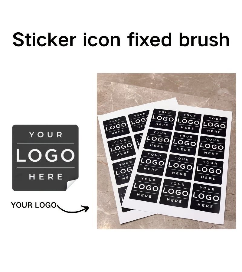 Custom Square Waterproof Vinyl Stickers 54pcs 1.97 Inch Square Shaped Stickers For Wedding Birthday Party Favors And Thank You Gifts - Image 2