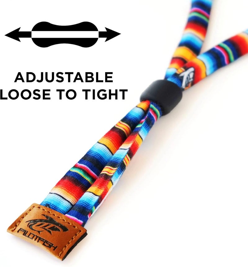 Pilotfish Premium Cotton Eyewear Retainer Sunglass Strap - Multiple Design Options - Soft & Durable Sunglass Holder - Image 3