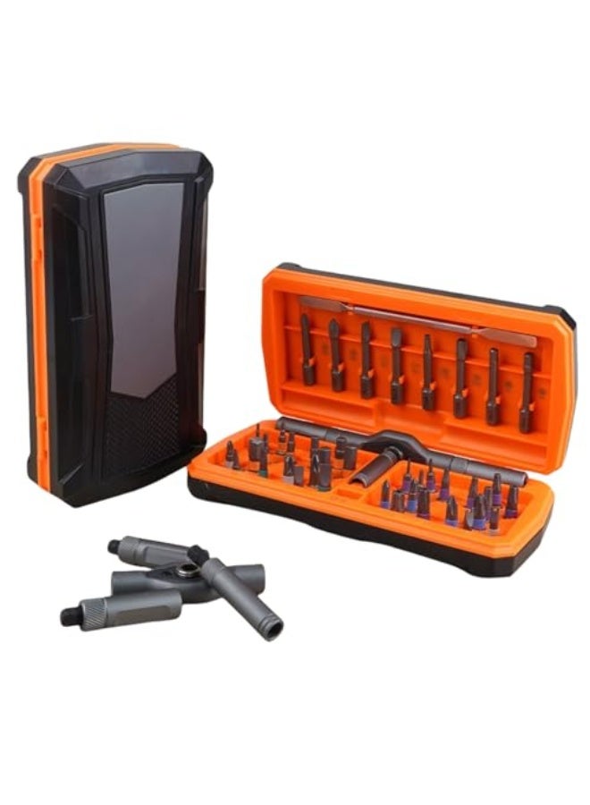 Magnetic Ratchet Screwdriver Set | Magnetic Screw Drive for Computers - Precision Multi-Bit 43 In 1 Screwdriver for PC Electrician Car Bicycle Bike Eyeglasses Repair - Image 1