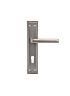 KNP Door Lockset (Handle and Lockbody)  85MM Centre to Centre Shining Grey Color designed for smooth operation, durability, and security.