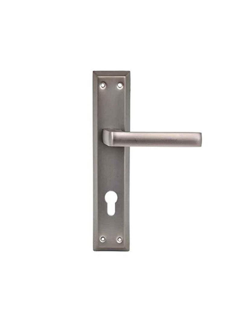 KNP - KNP Door Lockset (Handle and Lockbody)  85MM Centre to Centre Shining Grey Color designed for smooth operation, durability, and security. - Image 1