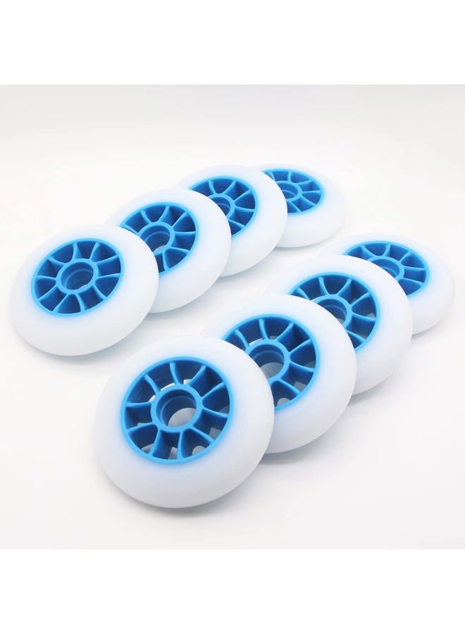 Z-FIRST 8 Pack 100mm Inline Roller Skate Wheels 85A Premium Replacement for Rollerblade Wheels - Image 1