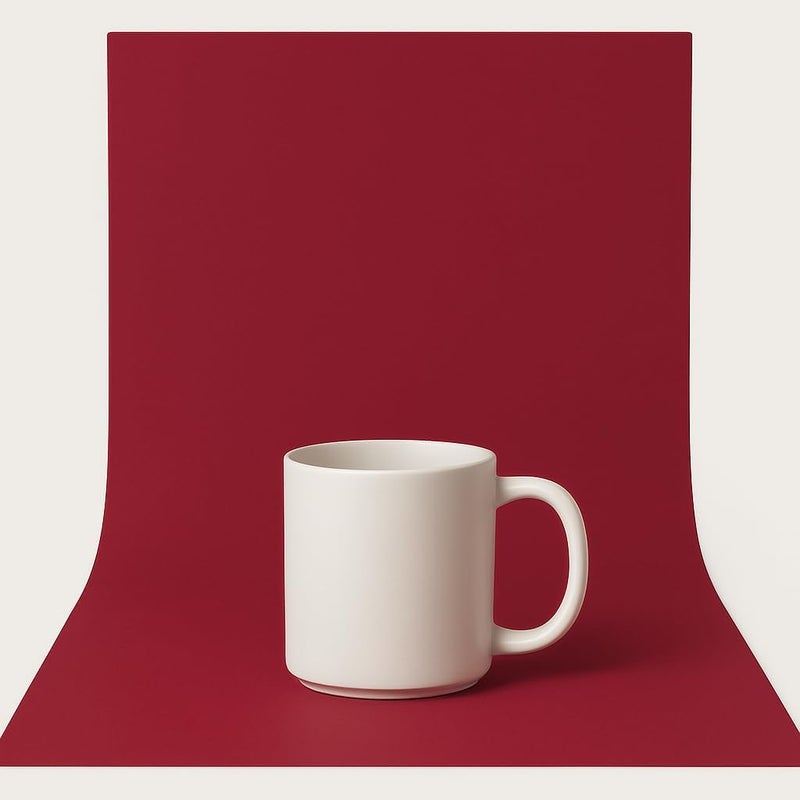 Smiledrive Photography Background Sheets - Backdrop Sheets 60 x 120 cm Waterproof Wrinklefree PVC Material (Maroon) - Image 2