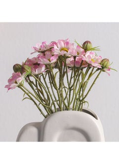 DANUBE HOME Bloomvogue Artificial Dahlia Fake Flowers Real Touch Bouquet for Wedding Party Garden Shop Home Table Centerpiece Decoration  46Cm Yellow  - Image 1