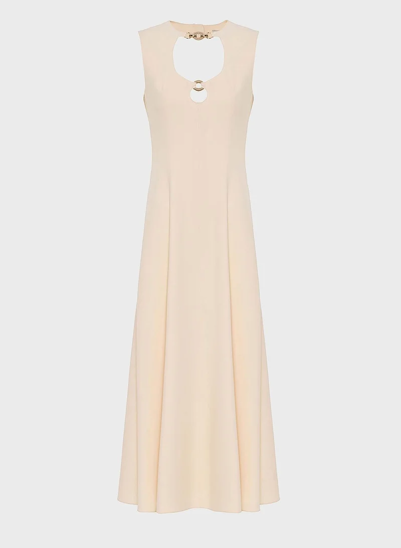 Nocturne Cutout A-Line Dress