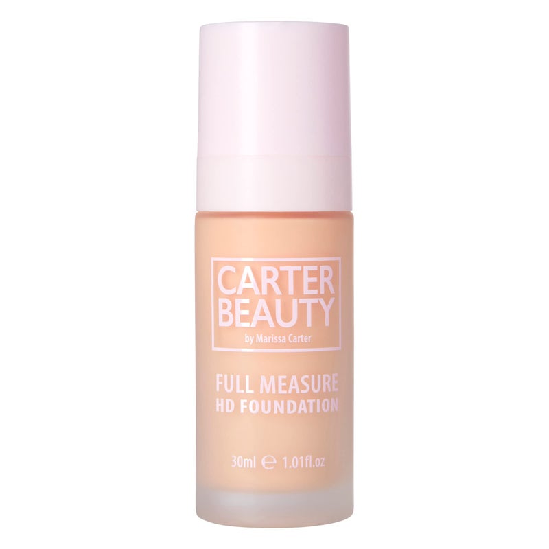Carter Beauty By Marissa Carter Full Measure HD Foundation WaterBased Super Soft Skin Perfector Vegan And Cruelty Free Paraben And Sulfate Free Meringue 101 OZ