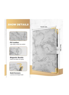 Y&D Budget Binder, Binder with Zipper Envelopes, Cash Envelopes for Budgeting and Saving Money, Money Organizer Cash, 14Pcs Planner Grey  - Image 2