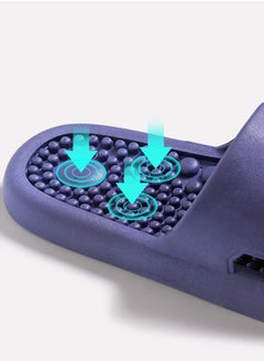 GMORO Men's Plantar Fasciitis Massage Slippers,Acupuncture Slippers,Foot Pain Relief,Non-Slip Massage Sandals,Bathing and Stress Relief  - Image 2
