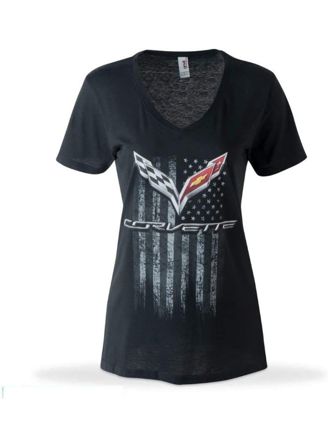 General Motors General Motors C7 Corvette American Legacy Ladies T-shirt 