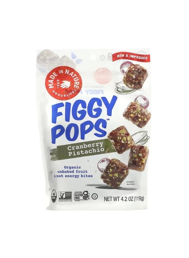 MADE IN NATURE Figgy Pops Cranberry Pistachio 4.2 oz 119 g - Image 1