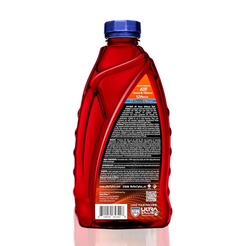 سائل ناقل الحركة متعدد الأغراض Ultra1Plus ATF Dexron III/Mercon (1 كوارت) - Image 2