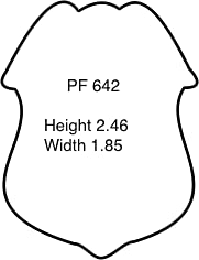 Perfect Fit Shield Wallets US Army CID Clip on Badge Holder with Neck Chain (Cut-Out # 642) - Image 3
