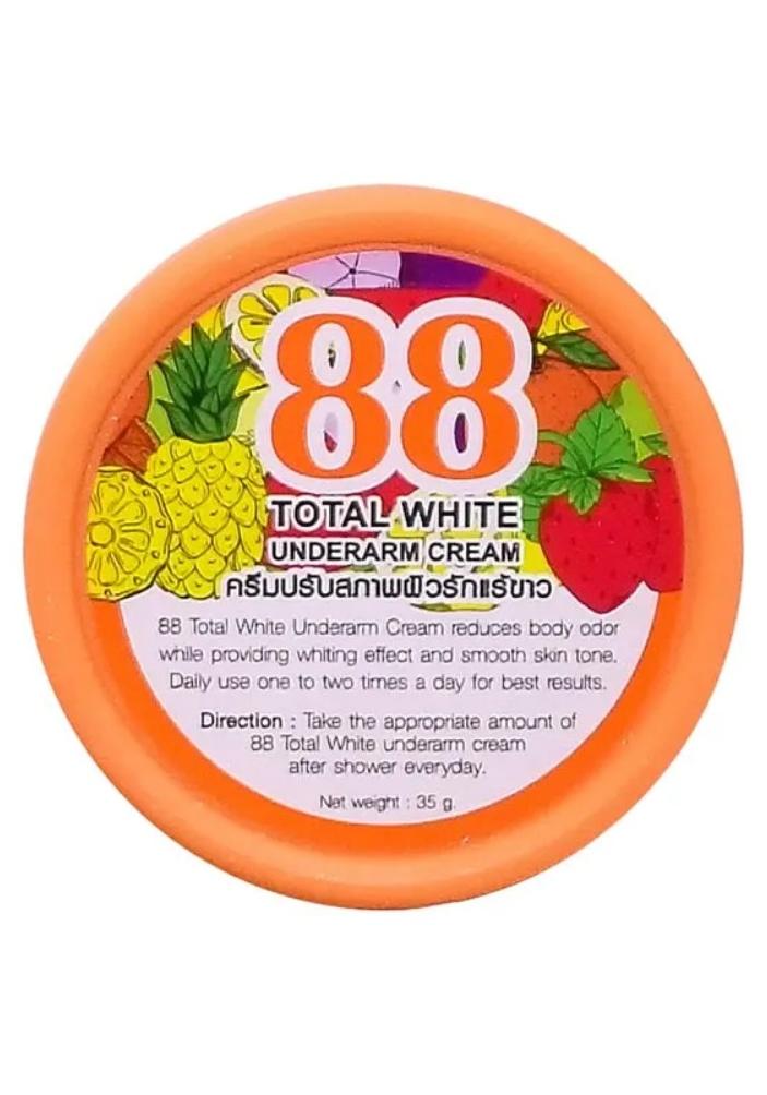 توتال وايت 88 كريم توتال وايت 88 لتفتيح وتوحيد الون تحت الابط 35 جرام - Image 1