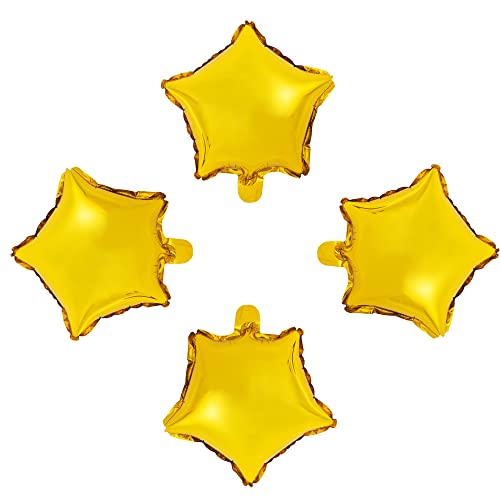 MOWO Star-shaped Balloon,10" Gold Foil Balloon Mylar Balloon,Pack of 50 - Image 3