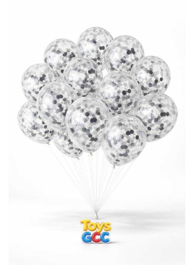 Toys GCC Sequin Balloons for Party, Wedding, Birthday & Valentine’s Day | 20pcs Colorful Shiny Balloons | Premium Thickened Latex, Balloon Arch, Table Centerpiece & Backdrop - Image 4
