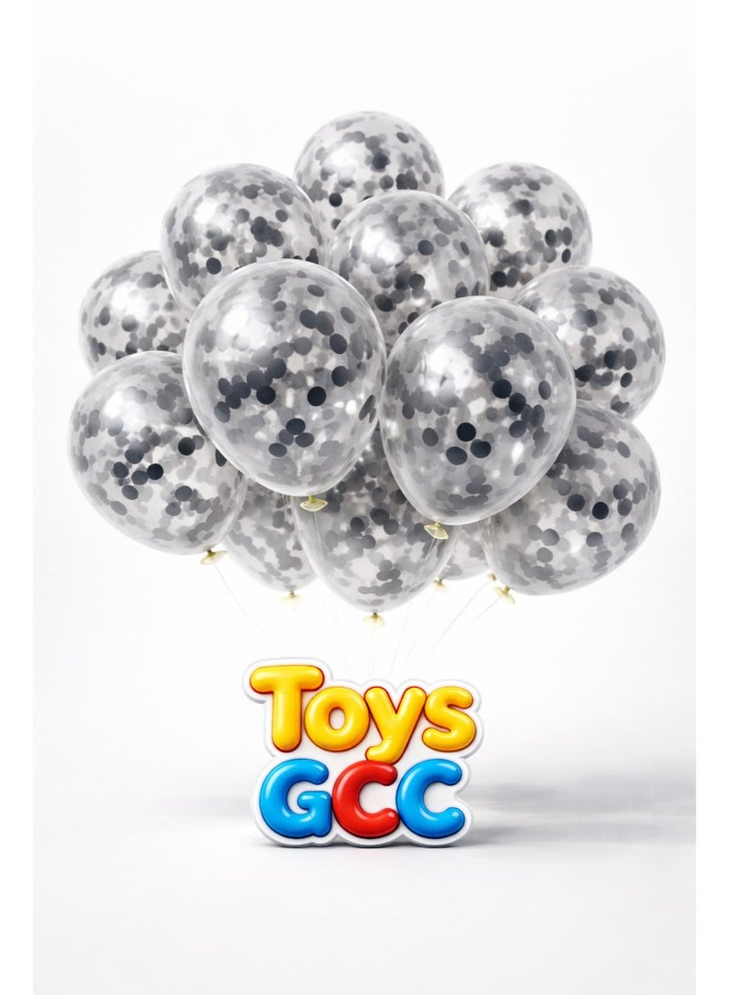 Toys GCC Sequin Balloons for Party, Wedding, Birthday & Valentine’s Day | 20pcs Colorful Shiny Balloons | Premium Thickened Latex, Balloon Arch, Table Centerpiece & Backdrop - Image 3
