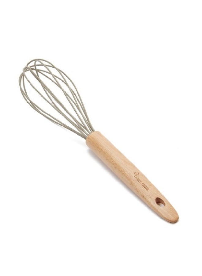 PARFAIT Silicone Wooden Hand Whisk Brown 30.2 x 6.5 x 6.2 cm SA2940CC - Image 2