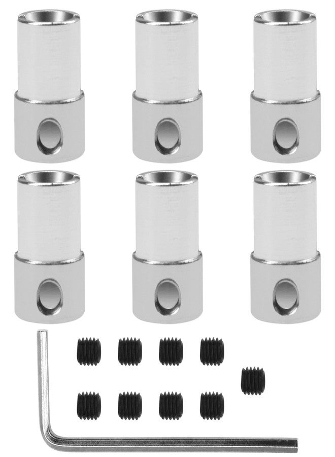 Vgoohobby 6Pack Vgoohobby Steel Drive Cup B #02016 Compatible with Redcat Volcano Epx Pro Tornado S30 HSP Brontosaurus 94123 94111 1/10 RC Car (Silver) - Image 1