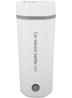 Generic Portable Electric Kettle, DC 12V, 80W, 350ml Capacity Stainless Steel Mini Tea Coffee Kettle Water Boiler, Leakage Proof Compact Water Heater with Double Anti Scalding  - Image 1