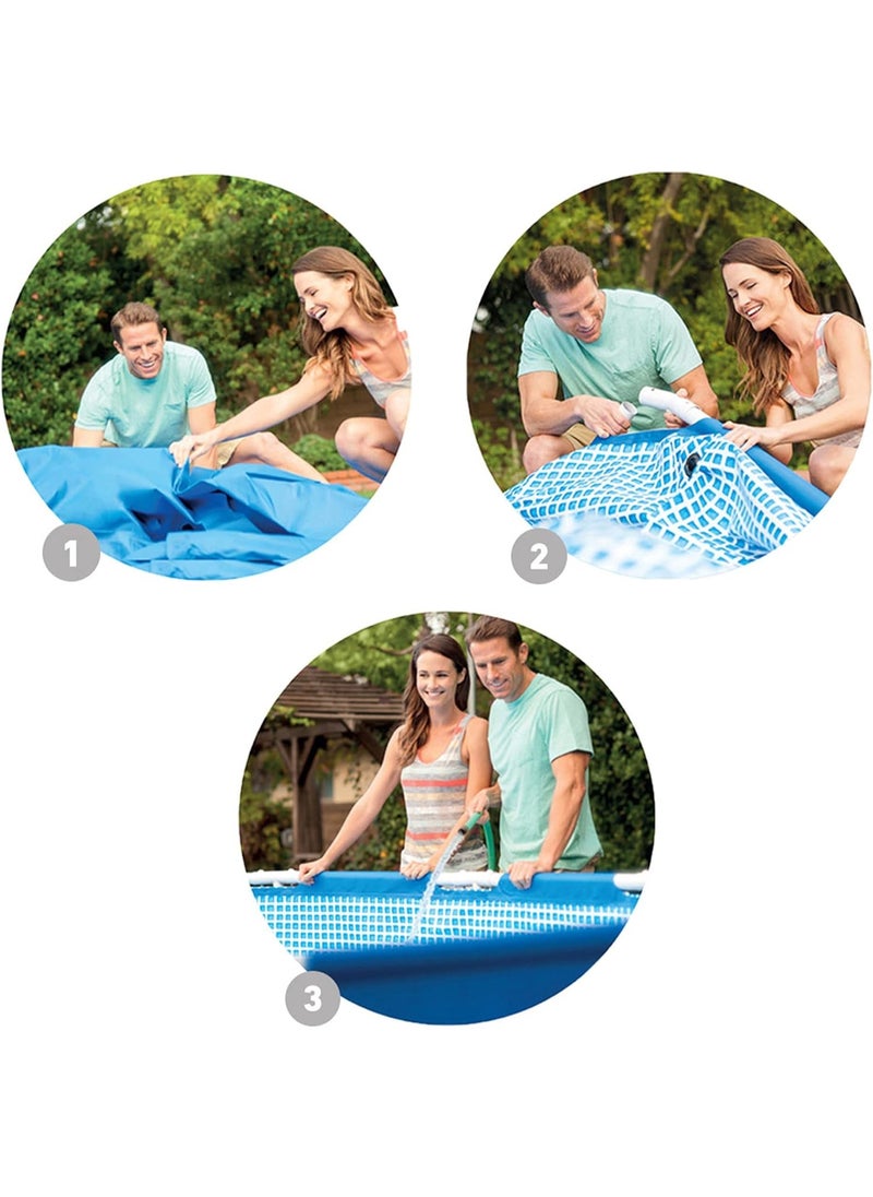 INTEX Metal Frame Pool Set Blue 10Ft X 30In  - Image 4