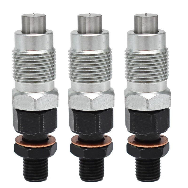 munirater 3Pack Fuel Injectors Replacement for Kubota D722 D782 D902 Engine 1600153000 - Image 2