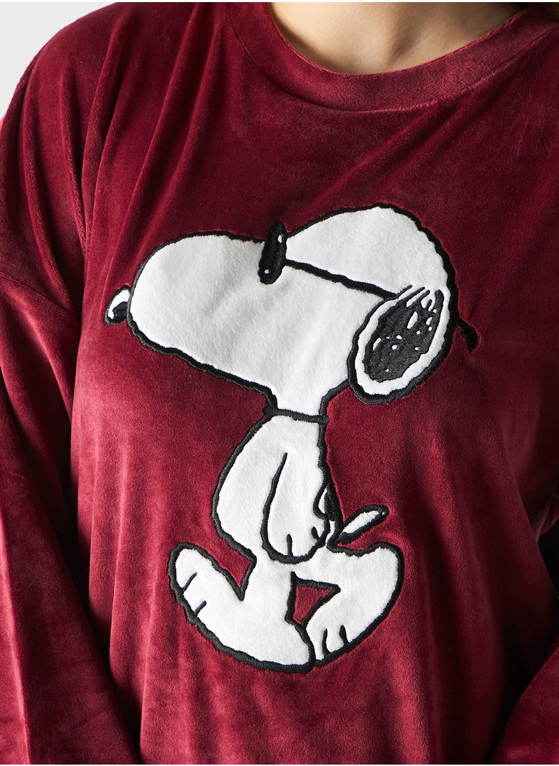 SP Characters - Printed Crew Neck Sweatshirt - Image 1