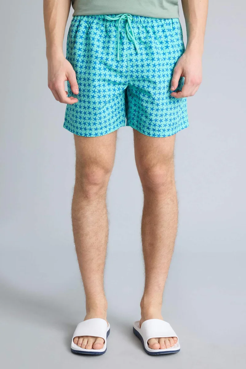 Defacto  Printed Swim Shorts for Men | Best Price UAE