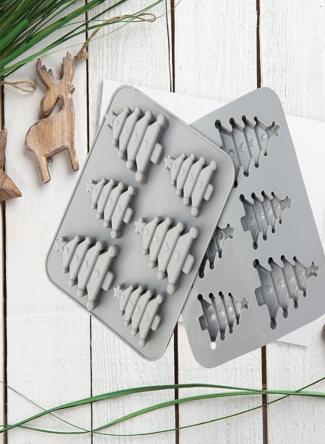 MoldBerry 6 Cavity Chocolate Mould for Christmas Tree - Image 1