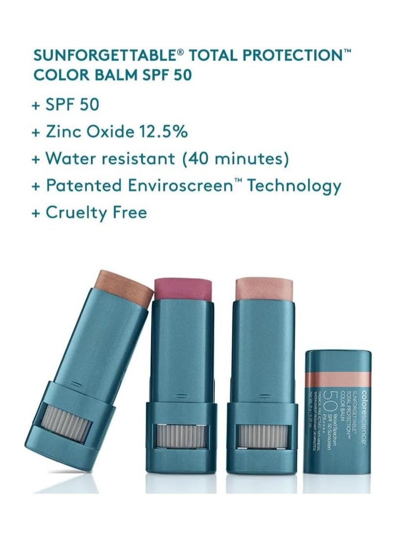 Colorescience Colorescience Sunforgettable Total Protection Color Balm, SPF 50, Blush, 9 grams - Image 4