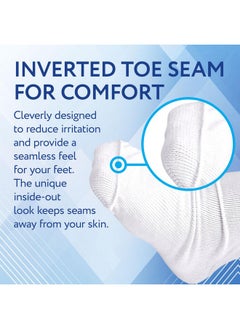 IMPRESA IMPRESA [2 Pairs] One Size Unisex Extra Width Socks in White for Lymphedema - Bariatric Sock - Oversized Sock Stretches up to 30'' Over Calf for Swollen Feet And Mens and Womens Legs  - Image 3