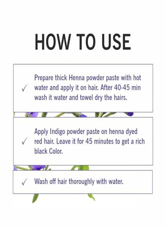 TQS Organic Indigo Powder For Natural Hair Coloring- 100% Organic, Prevents Premature Graying - Image 5