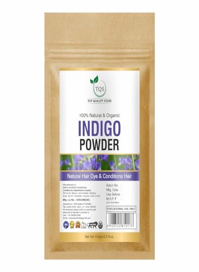 TQS Organic Indigo Powder For Natural Hair Coloring- 100% Organic, Prevents Premature Graying - Image 2