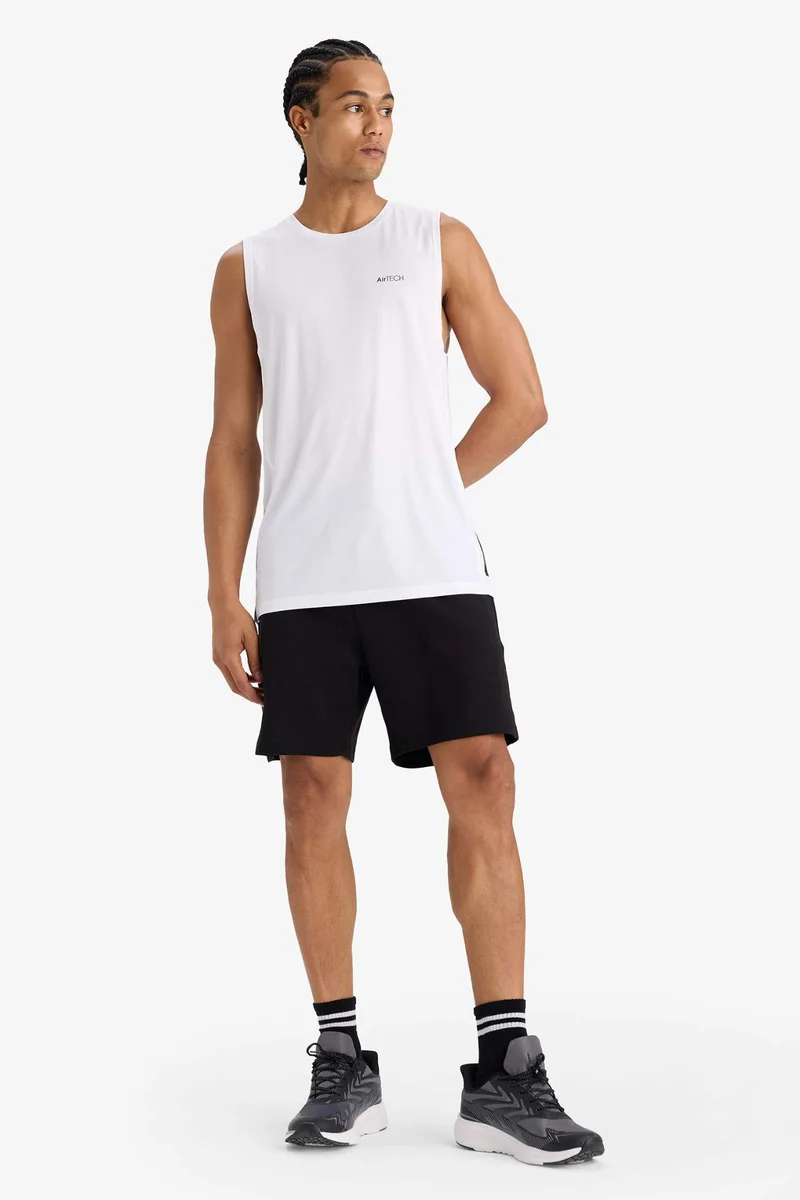 DeFacto DeFactoFit Fast Drying Standard Fit Printed Tank Top
